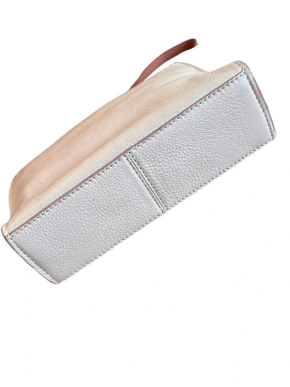Clark’s Leather Crossbody Bag - Classic Nude & Tan - Quiet Luxury - NeutralCore